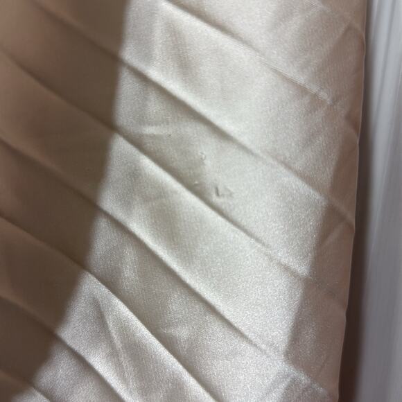 Anthropologie x Dress Forum Ivory One-Shoulder Pleated Cutout Dress* - Picture 8 of 9